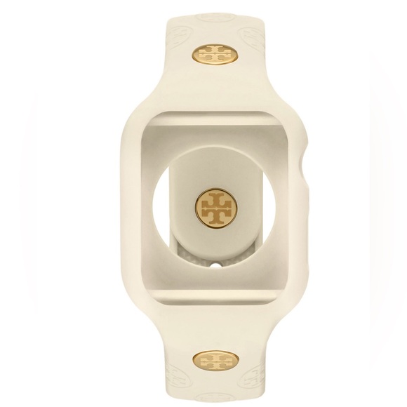 Tory Burch Monogram Silicone 20mm Apple Watch® Watchband, 41mm - Picture 1 of 9